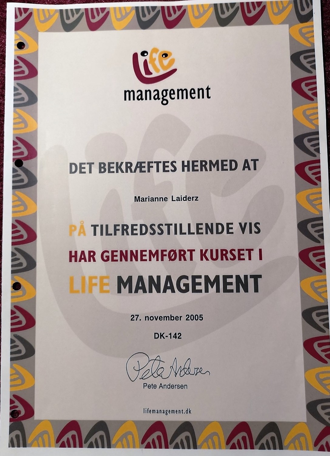 lifemanagement 2005